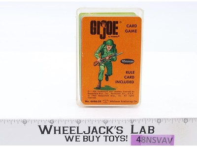 GI Joe Card Game Complete 44 Cards + Rule Card 1965 Whitman Publishing