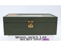 G.I. Joe Wooden Footlocker W/ Tray 1964 Hasbro Vintage Action Figure Accessory