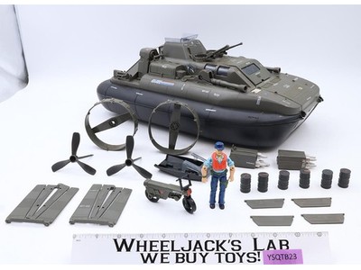 Killer W.H.A.L.E. Hovercraft W/ Cutter 100% Complete GI Joe 1984 Hasbro Vehicle