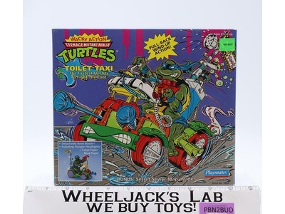 Toilet Taxi Teenage Mutant Ninja Turtles TMNT 1990 Playmates Vehicle NEW SEALED