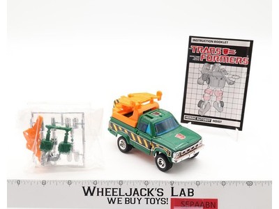 Hoist 100% Complete 1985 G1 Transformers Toyota Hi-Lux Truck Action Figure