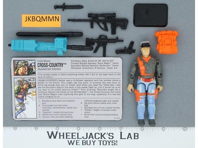 Cross Country V2 100% Complete G.I. Joe 1993 Hasbro Vintage Action Figure
