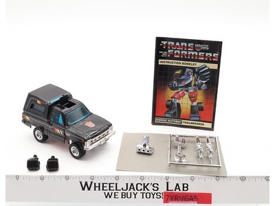 Trailbreaker 100% Complete 1985 Vintage G1 Transformers Action Figure
