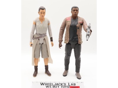 Rey and Finn Star Wars Big Figs Complete 2015-16 Jakks Pacific 18" Action Figure
