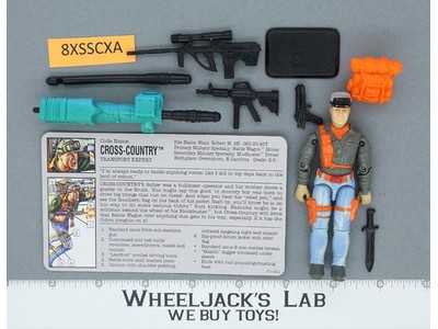 Cross Country V2 100% Complete G.I. Joe 1993 Hasbro Vintage Action Figure
