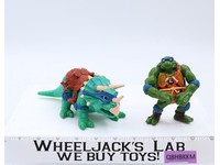 Cave Turtles Leo & his Dingy Dino Teenage Mutant Ninja Turtle 1992 Playmates