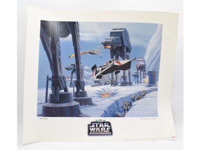 Hoth 20x19 R M Quarrie Star Wars Galoob Action Fleet Micro Machine Poster 1996