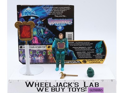 Darkstorm 100% Complete W/Cardback Visionaries 1987 Hasbro Vintage Action Figure