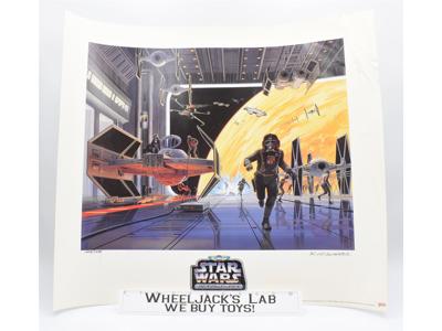 Death Star 20x19 R M Quarrie Star Wars Galoob Action Fleet Micro Machine Poster