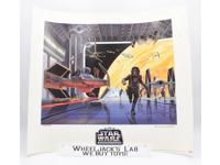 Death Star 20x19 R M Quarrie Star Wars Galoob Action Fleet Micro Machine Poster