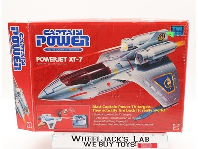 Powerjet XT-7 Complete Captain Power 1987 Mattel Vintage Action Figure Vehicle