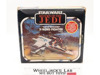 Battle Damaged X-Wing WORKS 100% Complete W/Box & Insert Star Wars 1977 Kenner