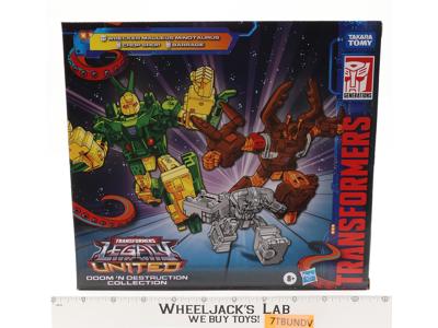 Doom 'n Destruction 3-Pack Transformers Legacy United 2024 Hasbro NEW SEALED