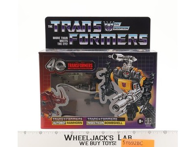 Ramhorn & Bombshell Transformers Reissue 40th Aniv. 2024 Hasbro NEW SEALED