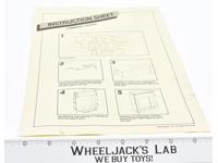 S.T.A.R.S. STARS Command Center Instruction Sheet Vintage Hasbro G1 Transformers