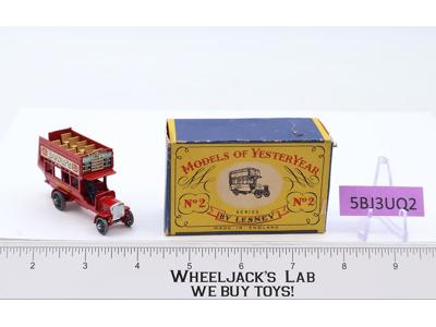 1911 B Type London Bus Y2-1 Lesney Matchbox Models of YesterYear England w/ Box