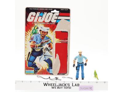 Shipwreck V1 100% Complete W CARD 1985 GI Joe Hasbro Vintage Action Figure