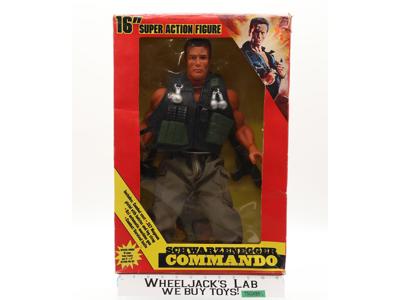 Schwarzenegger Commando 100% Complete 1985 Diamond Toymakers 16" Action Figure