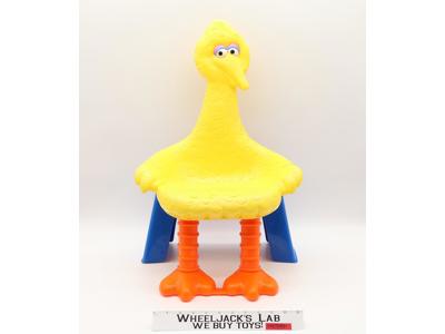 Big Bird Sesame Street 1979 Knickerbocker Preschool Child Toddler Plastic Chair