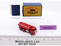Esso Petrol Road Tanker Erf #11 MOKO Lesney Matchbox 1958 RED Vtg England w/ Box