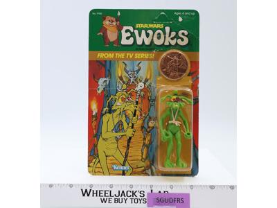 Dulok Shaman W/Coin Star Wars Ewoks 1985 Kenner Action Figure NEW SEALED