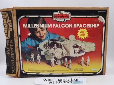 Millennium Falcon WORKS 100% Complete W/Box Star Wars 1979 Kenner Vehicle