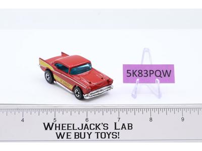 '57 Chevy Red Hot Wheels Blackwall Mattel 1976 1977 Vintage BW