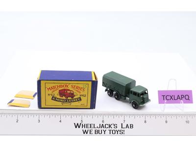 General Service Lorry No. 62 w/ B3 Box MOKO Lesney Matchbox 1959 Vtg England NM