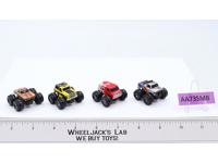 Lot of 4 Monster Truck Vehicles 1988-89 Vintage Galoob Micro Machines