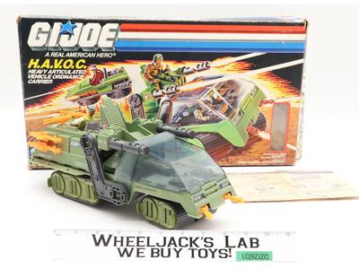 H.A.V.O.C. Havoc W/ Cross Country 100% Complete W/Box GI Joe 1986 Action Figure