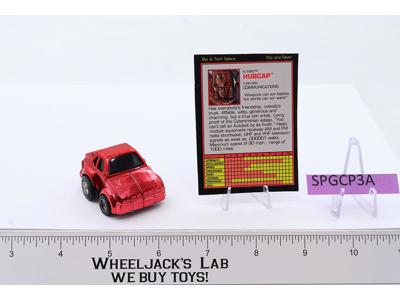 G2 Hubcap METALLIC RED Complete 1993 Hasbro Transformers Vintage Action Figure