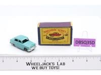 Austin A50 No. 36 MOKO Lesney Matchbox 1957 BLUE GREEN Vintage England