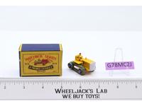Caterpillar Tractor No. 8 MOKO Lesney Matchbox Series 1950s Vtg England w/ Box
