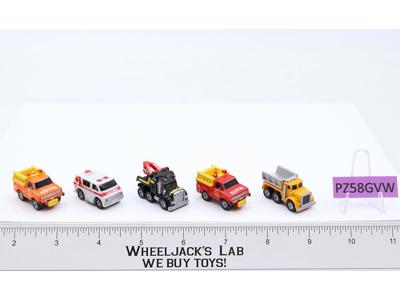 Lot of 5 First Responder Vehicles & Trucks Micro Machines 1988-89 Galoob