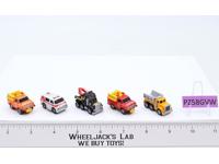 Lot of 5 First Responder Vehicles & Trucks Micro Machines 1988-89 Galoob