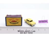 Vauxhall Victor No. 44 MOKO Lesney Matchbox 1958 Yellow Vtg England w/ B2 Box