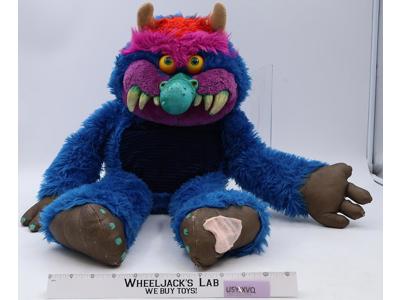My Pet Monster W/ Handcuffs 1986 Amtoy Vintage 24" Plush Toy Stuffed Animal