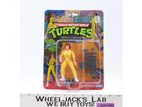 April O'Neil 10-Back Blue Stripes TMNT 1988 Playmates Action Figure NEW SEALED