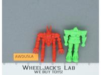 Larami Lot of 2 Orguss Robot Mech 3" PVC Figures Transformers Gundam