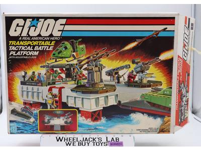 Tactical Battle Platform 100% Complete W/Box G.I Joe 1985 Vintage Hasbro Playset