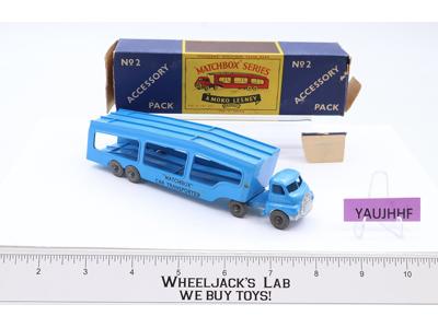 Accessory Pack A-2 Matchbox Car Transporter MOKO Lesney Vintage England