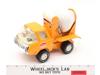 Orange & White Cement Mixer Truck Tilt Bed Pressed Steel 1970s Tonka Vintage