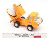 Orange & White Cement Mixer Truck Tilt Bed Pressed Steel 1970s Tonka Vintage