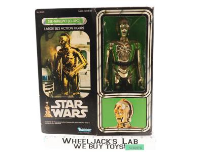 C-3PO 100% Complete W/Box Star Wars 1978 Kenner 12" Figure NEW MIB