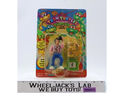 Toon Vernon Teenage Mutant Ninja Turtles TMNT 1992 Playmates MOSC UNPUNCHED