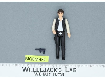 Han Solo BIG HEAD 100% Complete Star Wars 1977 Kenner Action Figure NO REPRO