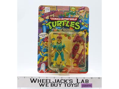 Zak The Neutrino Teenage Mutant Ninja Turtle 1991 Playmates MOSC UNPUNCHED NEW