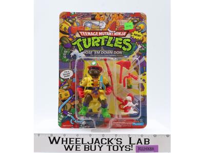 Hose 'Em Down Don Teenage Mutant Ninja Turtles TMNT 1991 Playmate NEW UNPUNCHED