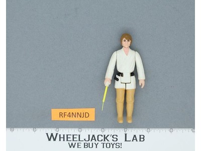 Luke Skywalker Farmboy DARK BROWN HAIR 100% Complete Star Wars 1977 Kenner