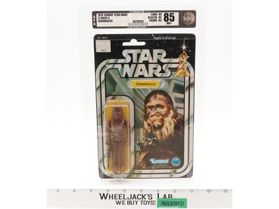 Chewbacca AFA GRADED 85 80/85/85 12 Back-C Star Wars 1978 Kenner NEW SEALED
